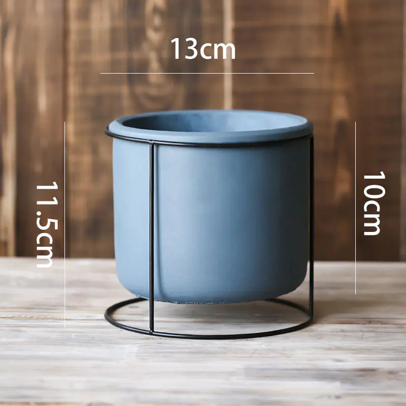 Elegant Iron Succulent Holder