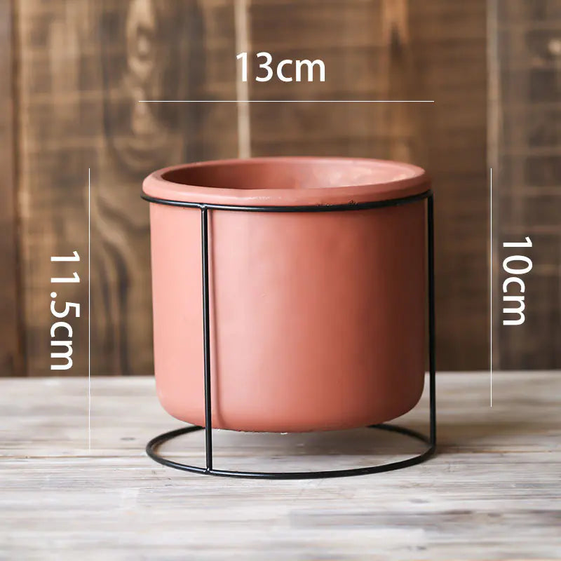 Elegant Iron Succulent Holder