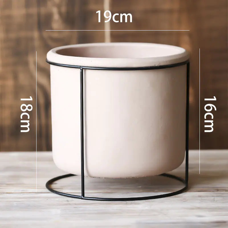 Elegant Iron Succulent Holder