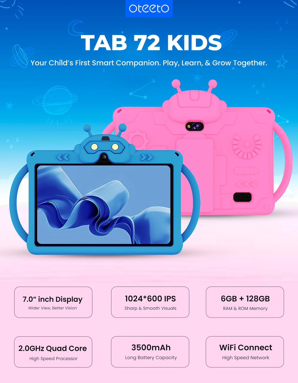Oteeto TAB 6 Kids Tablet