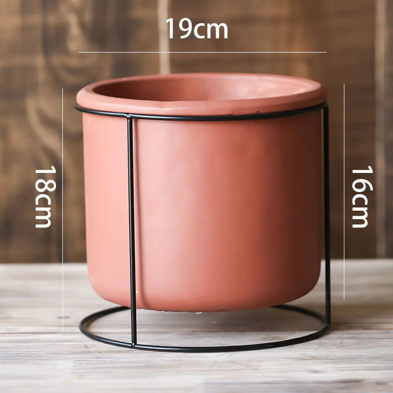 Elegant Iron Succulent Holder