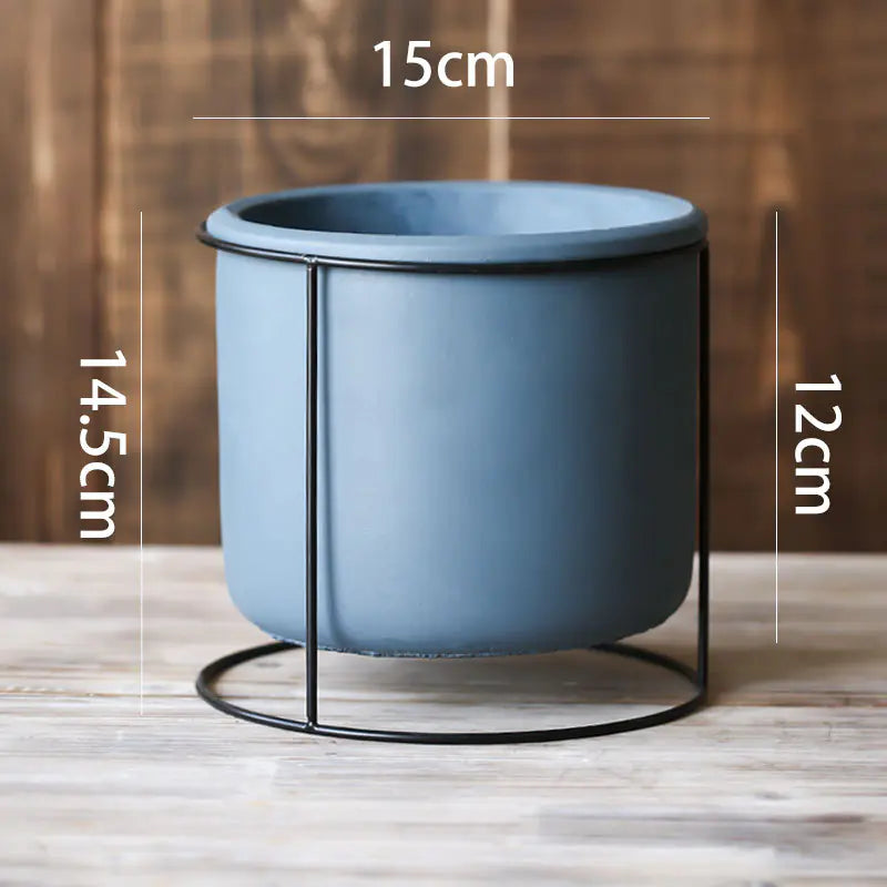 Elegant Iron Succulent Holder