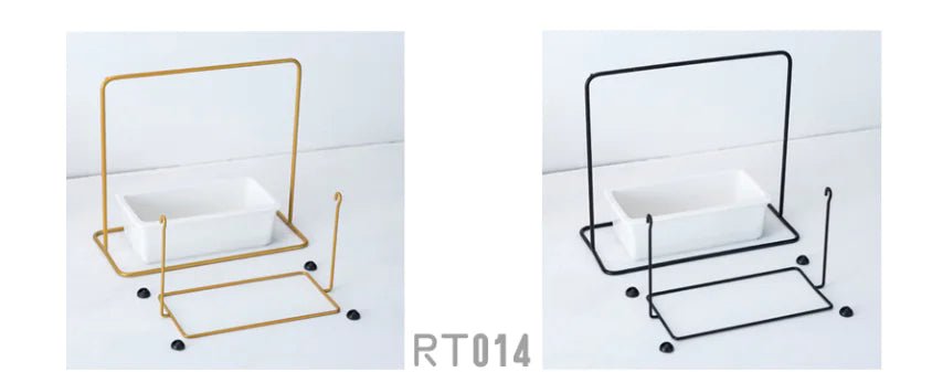 Sleek Nordic Iron Planter Swing Set